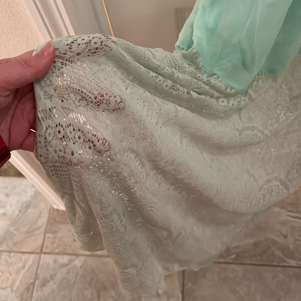Mint Green Spring Dress - Picture 4 of 4